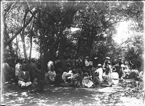 Henri Alexandre Junod preaching near Shilouvane, South Africa, ca. 1901-1907
