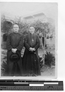 Frs. Ford and Ahern at Meixien, China, 1930