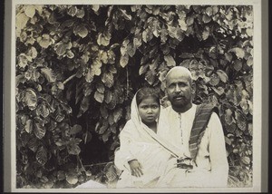 Medical mission India, Dr Stokes. Mohammedan with his sick daughter