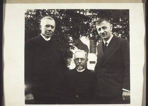 Monninger, Wertz and Henking before they left for the Gold Coast in 1930