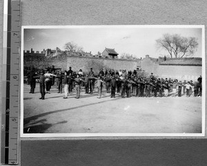 Education extension work of Harwood Bible Training School, Fenyang, Shanxi, China, 1936