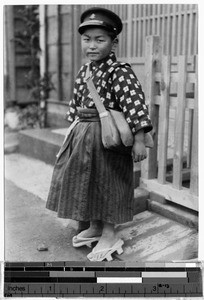 Japanese schoolboy, Japan, ca. 1920-1940