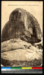 Enormous rock, Madagascar, ca.1920-1940