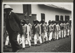 Pupils in the procession