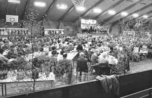 Landsstævne Rønne 1982. Et blik over den store forsamling