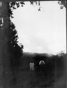 Landscape after steppe fire, Tanzania, ca. 1927-1938