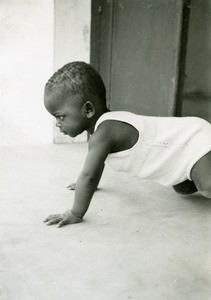 Orphan, in Ebeigne, Gabon