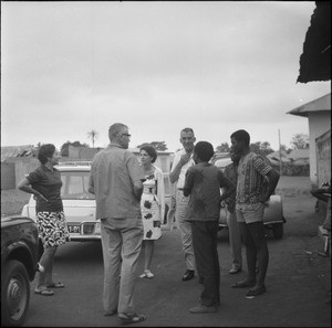 Visit to the team by Rev. Pierre Cadier