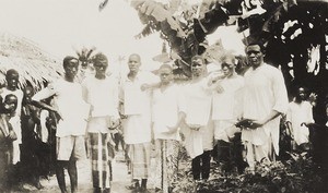 First people to be baptised at Umunwanwa, Nigeria, 1921