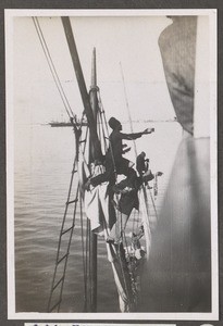 Traders at a steamer in Suez, Suez, Egypt