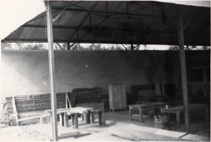 Vatovory's workshop in Ambositra, Madagascar