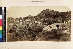 View of Ambohimanga du Sud, Fianarantsoa, Madagascar ca. 1865-1885