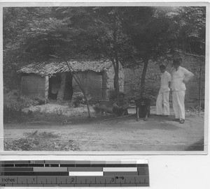 Dr. Blaber at Leprosarium at Jiangmen, China