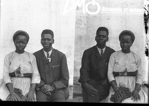 African couple, Mozambique, ca. 1896-1911