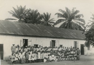 girls'school of Bonalembe, in Cameroon