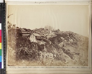 View of Ampamarinana, , Madagascar ca. 1870