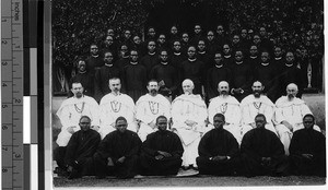 Seminary group portrait, Uganda, Africa, 1926