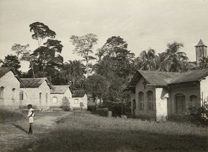 School for boys and health centre in Ngomo, Gabon