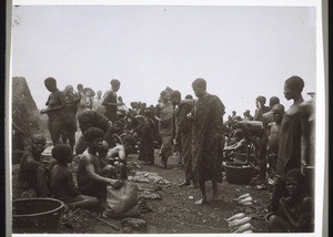 Market scene in Bamum: fruit on display