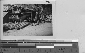 Boat builders at Hong Kong, China, 1937