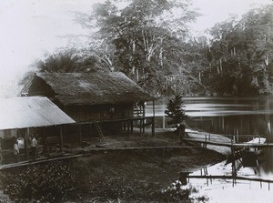 Mission station, in Gabon