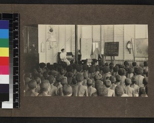 Music class, Mailu, Papua New Guinea, ca.1905