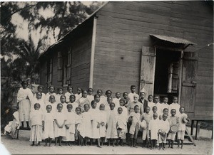 Week school before the leaving of Rosamoela, in Madagascar