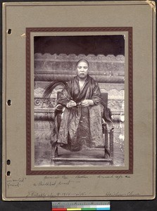 General dressed as a Buddhist monk, Haizhou, Jiangsu, China, ca.1914-1915