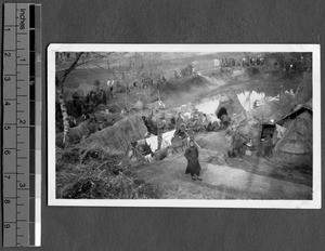 Refugee village outside Nanjing, China,1938