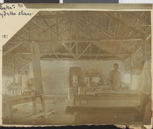 Carpentry workshop, Maseno, Nyanza province, Kenya, 1918