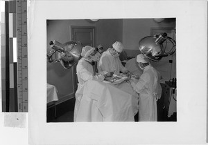 Hospital operating room at Granada Japanese Relocation Camp, Amache, Colorado, December 8, 1942