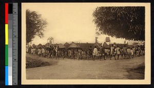 Procession at Korhogo, Cote d'Ivoire, ca.1920-1940