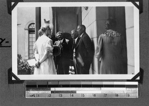 Brethren Tietzen and church elders, Cape Town, South Africa