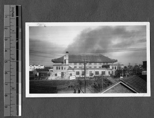 Building used as refugee center by Nanking Safety Zone Committee, Nanjing, China,1937