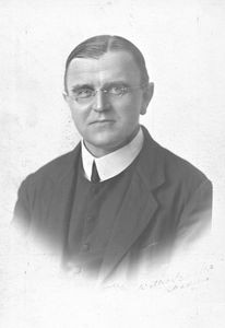 Missionary pastor Knud Heiberg, Madras, India 1906-1946. Treasurer at the mission from 1909. Ma