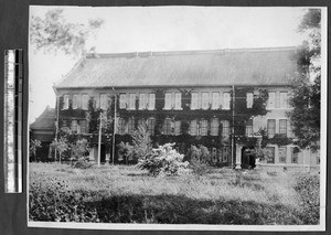 Bergen Hall chemistry building, Jinan, Shandong, China, ca.1924