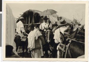 The bride under the parasol, Ayra, Ethiopia, 1952