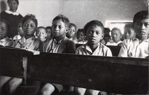 Children in Ambavahadimitafo's school, in Madagascar