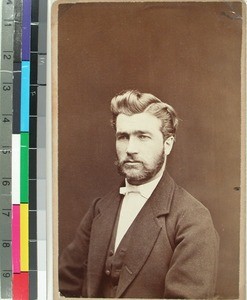 Portrait of Lars Jacobsen Roestvig, Madagascar, ca.1874