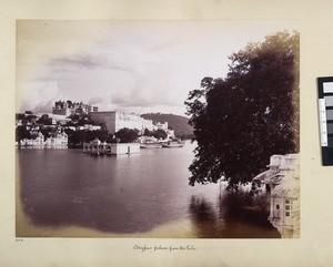 Palace from the Lake, Udaipur, India, ca.1890