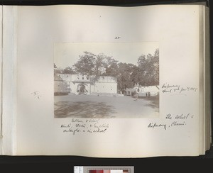 School and Dispensary, Chomun, India, ca.1901