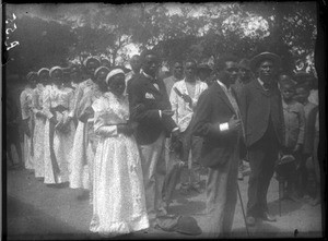 Bridal procession, Valdezia, South Africa, 1896