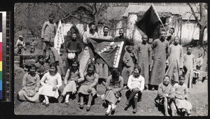 Group portrait of Young people's Society, Yunnan, China ca. 1938