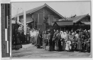 First Catholic funeral at Kanagasi, Japan, ca. 1909
