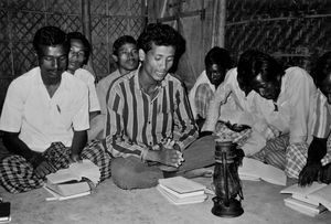 Bangladesh Lutheran Church/BLC, 1987. Church leaders assembled for a course