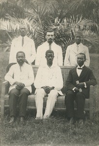 Pupils of the pastoral school of Douala, in Cameroon