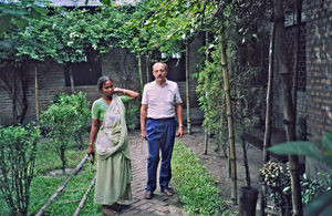 Bangladesh Lutheran Church/BLC. DSM Missionary, Rev. Morten Mortensen (with his domestic servan