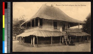 Chief's house, Baluba, Congo, ca.1920-1940