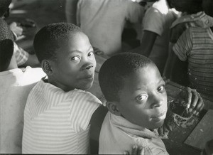 Pupils of the protestant school of Aoua, in Gabon