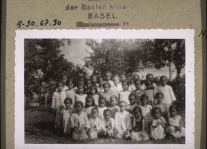 Dajak Sunday school group (girls) in Mandomai